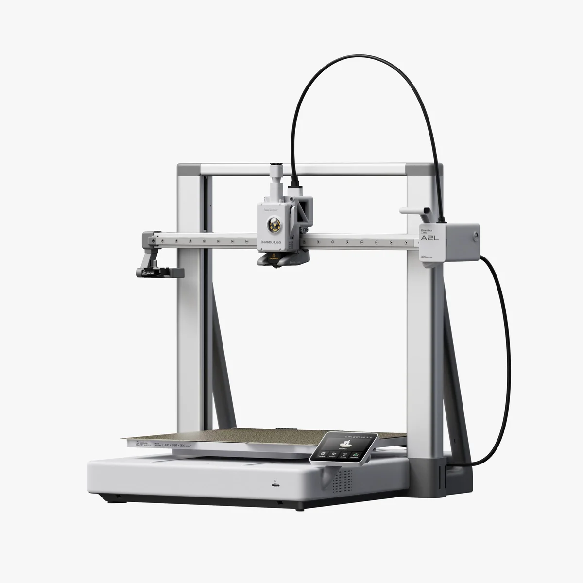 Bambu Lab A2L large-format open-frame 3D printer